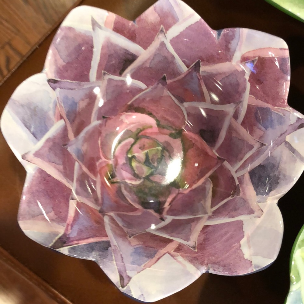 Sold ! Set of 4 Melamine Nesting bowls NWT - Picture 6 of 10